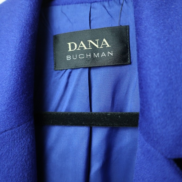 Dana Buchman Royal Blue Cashmere Blend Blazer Coat - Picture 3 of 8